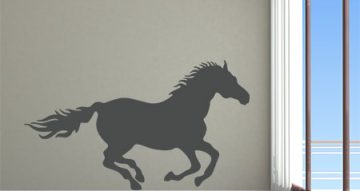Αυτοκόλλητα Τοίχου - Ένα άλογο που τρέχει