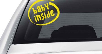 Αυτοκόλλητα Αυτοκινήτου - Baby inside