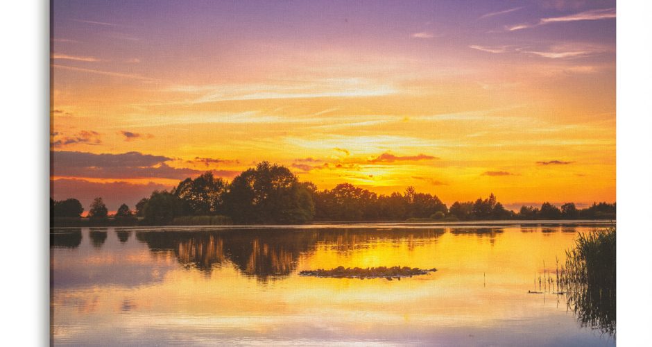ΘΑΛΑΣΣΑ & ΝΗΣΙΑ - Ηλιοβασίλεμα στη λίμνη