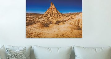 canvas - Αμμόλοφος σε ερημικό τοπίο