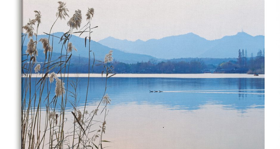 Πίνακες - Λίμνη το σούρουπο