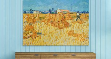 Vincent van Gogh - Vincent Van Gogh - Corn Harvest in Provence