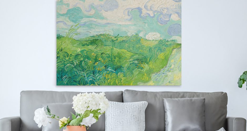 canvas - Vincent van Gogh Green Wheat Fields, Auvers