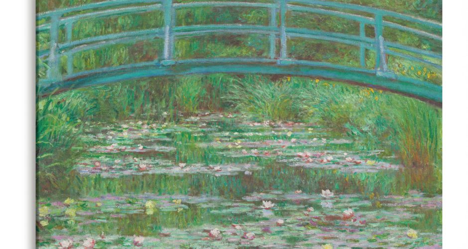 canvas - Claude Monet The Japanese Footbridge