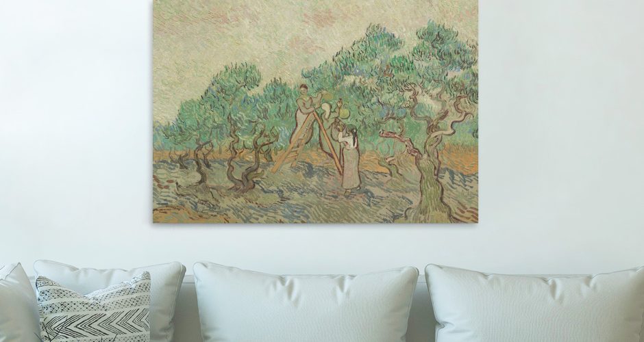canvas - Vincent van Gogh The Olive Orchard