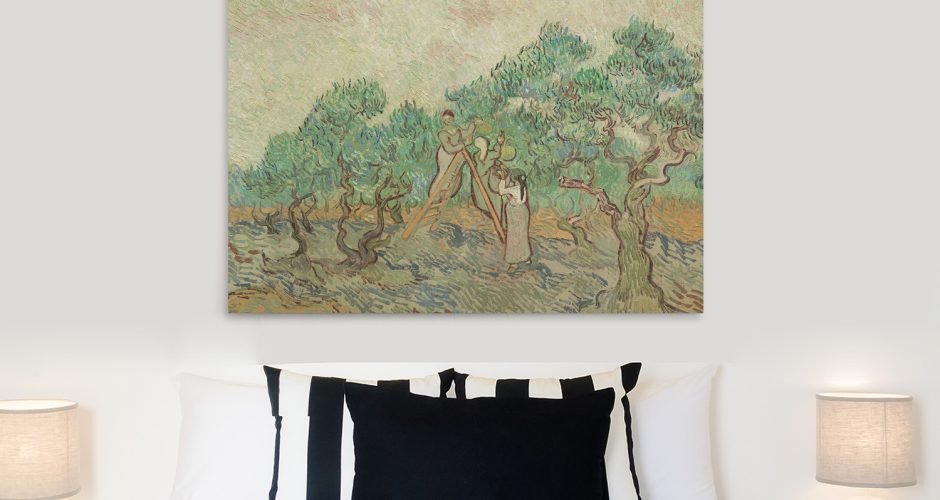 canvas - Vincent van Gogh The Olive Orchard