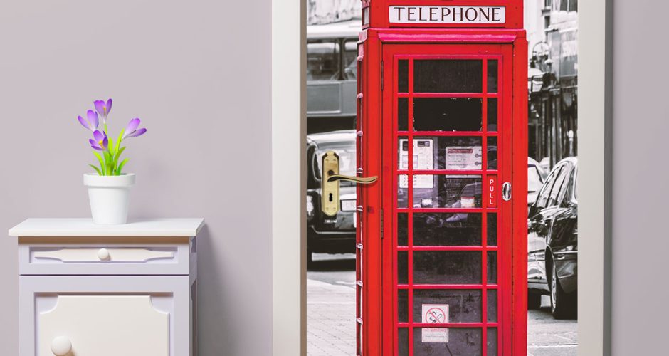 Αυτοκόλλητα Πόρτας - Τηλεφωνικός Θάλαμος Λονδίνου