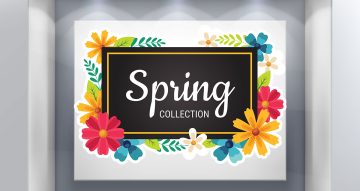 Ανοιξιάτικη Βιτρίνα - Spring Collection - Spring COLLECTION σε μαύρο πλαίσιο