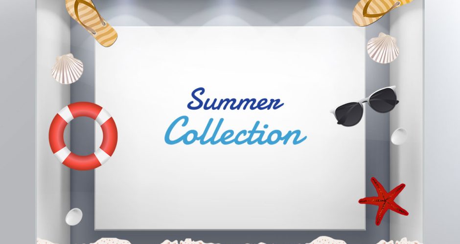Αυτοκόλλητα Καταστημάτων - Summer Collection - Στην παραλία!