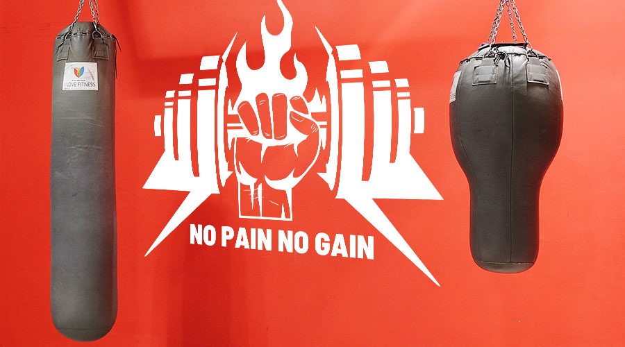 Αυτοκόλλητα Τοίχου - No pain no gain