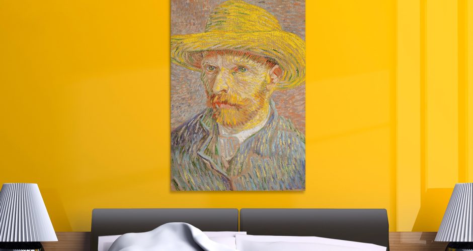 Vincent van Gogh - Self-Portrait with a Straw Hat του Vincent van Gogh