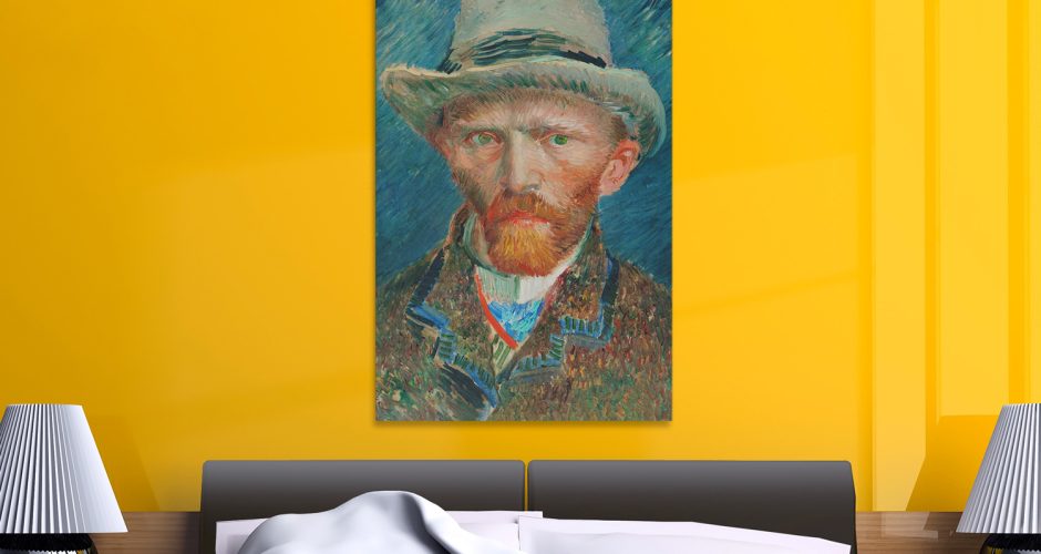 Vincent van Gogh - Self-Portrait with Grey Felt Hat του Vincent van Gogh