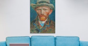 Vincent van Gogh - Self-Portrait with Grey Felt Hat του Vincent van Gogh
