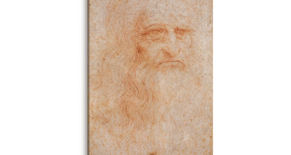 Leonardo da Vinci - Portrait of a Man in Red Chalk του Leonardo da Vinci