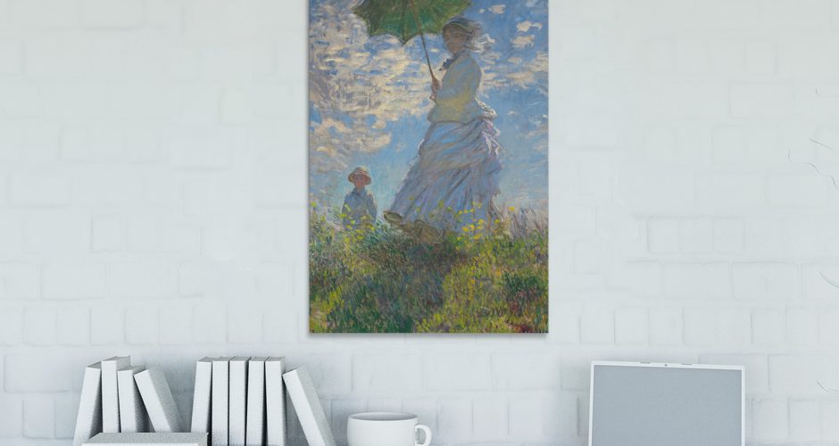 Claude Monet - Woman with a Parasol του Claude Monet
