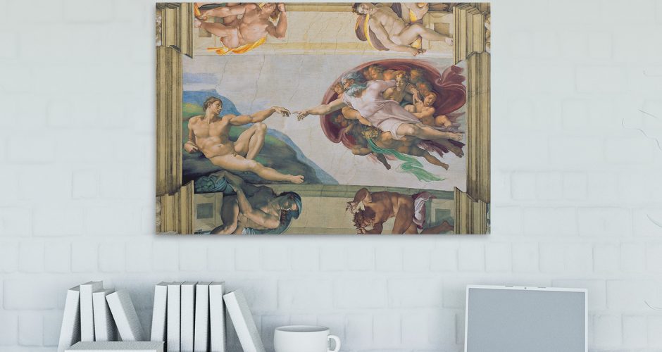 Άλλοι Ζωγράφοι - The Creation of Adam του Michelangelo