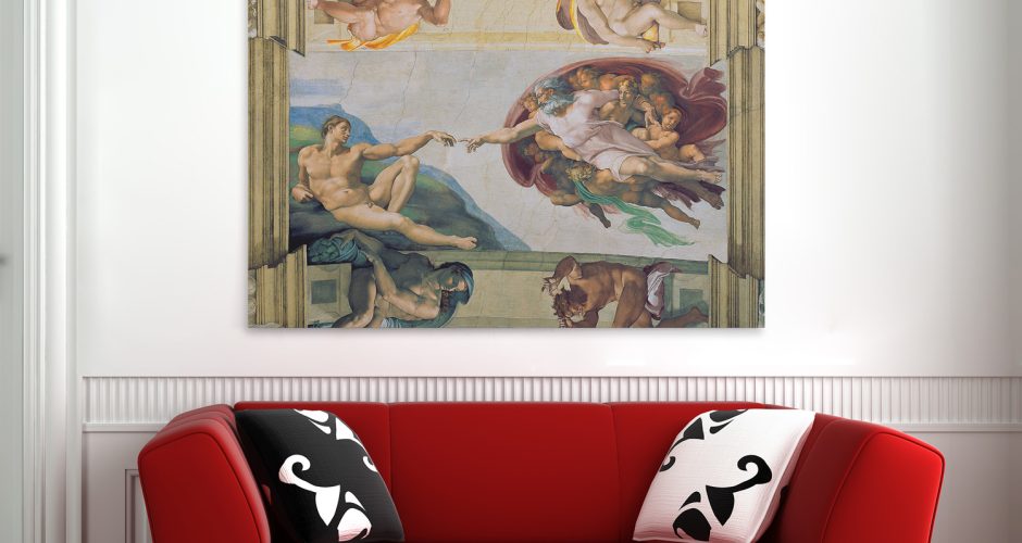 Άλλοι Ζωγράφοι - The Creation of Adam του Michelangelo
