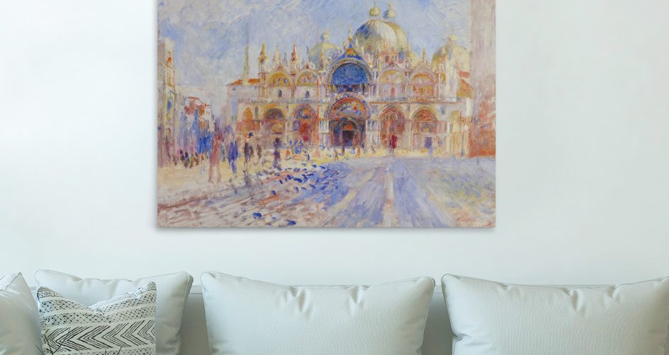 Pierre-Auguste Renoir - The Piazza San Marco, Venice του Pierre Auguste Renoir
