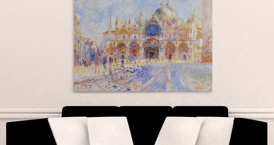 Pierre-Auguste Renoir - The Piazza San Marco, Venice του Pierre Auguste Renoir