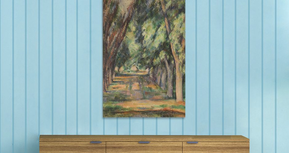 canvas - The Allée of Chestnut Trees at the Jas de Bouffan του Paul Cézanne