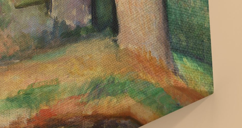 canvas - The Allée of Chestnut Trees at the Jas de Bouffan του Paul Cézanne