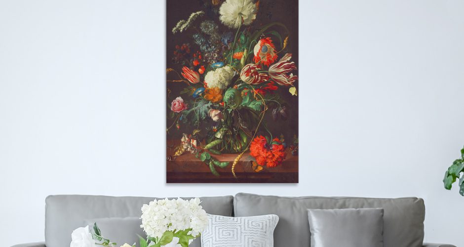 canvas - Vase of Flowers του Jan Davidsz de Heem