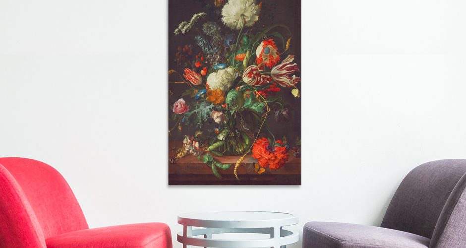 canvas - Vase of Flowers του Jan Davidsz de Heem