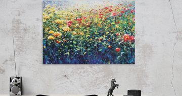 canvas - Πολύχρωμα άνθη