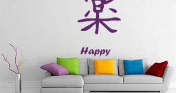 Αυτοκόλλητα Τοίχου - Χαρούμενος/η Κινέζικο Σύμβολο