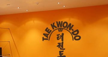 Αυτοκόλλητα Τοίχου - Tae Kwon Do στα Κορεάτικα