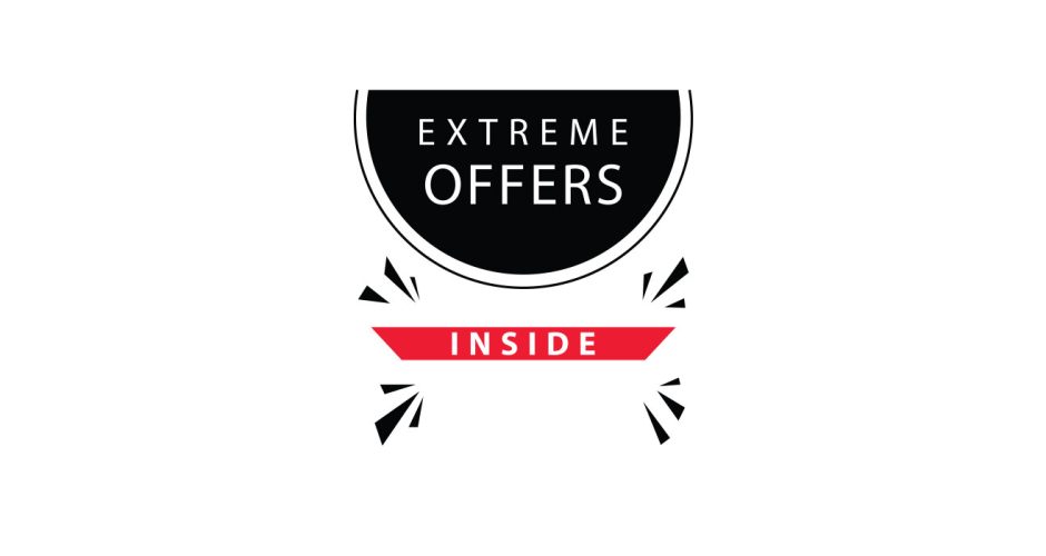 Αυτοκόλλητα Εκπτώσεων & Προσφορών - Extreme offers