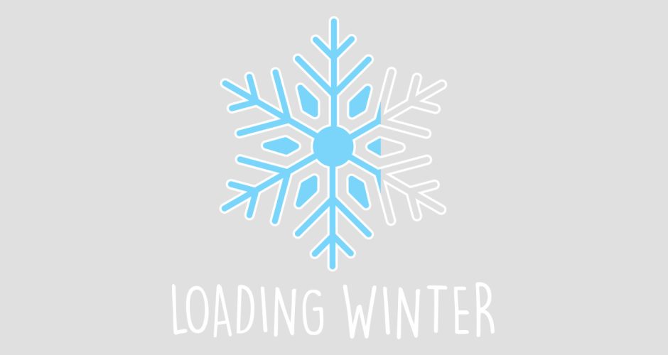 Χειμωνιάτικη βιτρίνα - Loading Winter με κρύσταλλο χιονιού