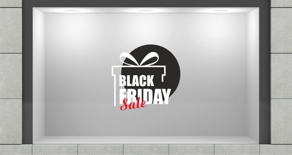 Αυτοκόλλητα Black Friday - Black Friday Sale "Gift"