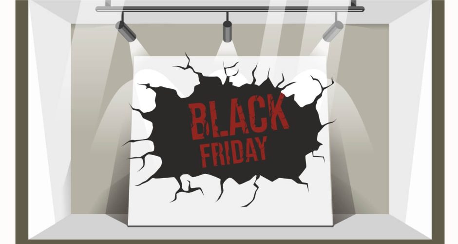 Αυτοκόλλητα Black Friday - Black Friday "Broken Wall"