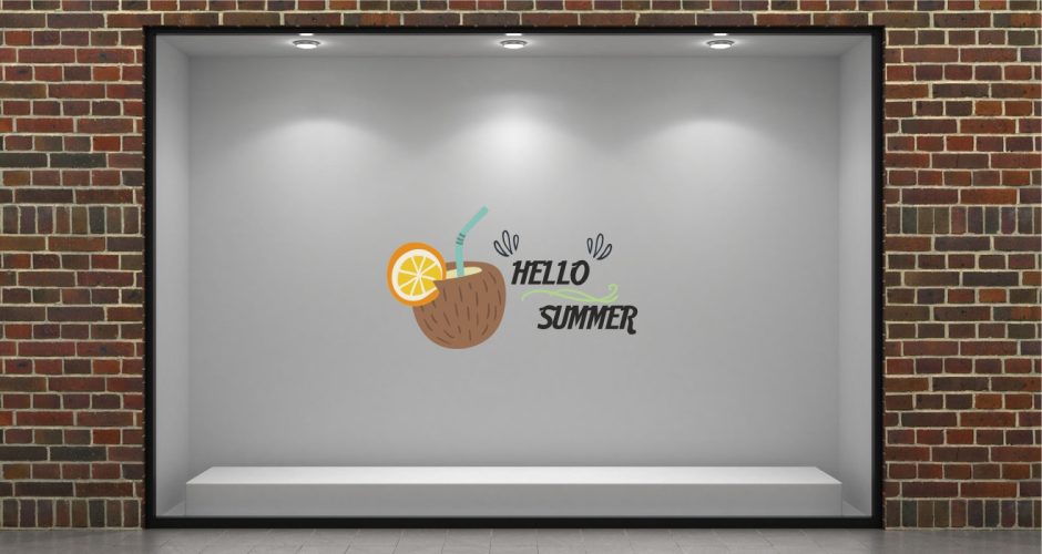 Καλοκαιρινή Βιτρίνα - “Hello Summer” coconut drink