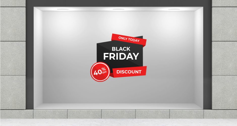 Αυτοκόλλητα Black Friday - Black Friday Προσφορές Discount με δικό σας ποσοστό