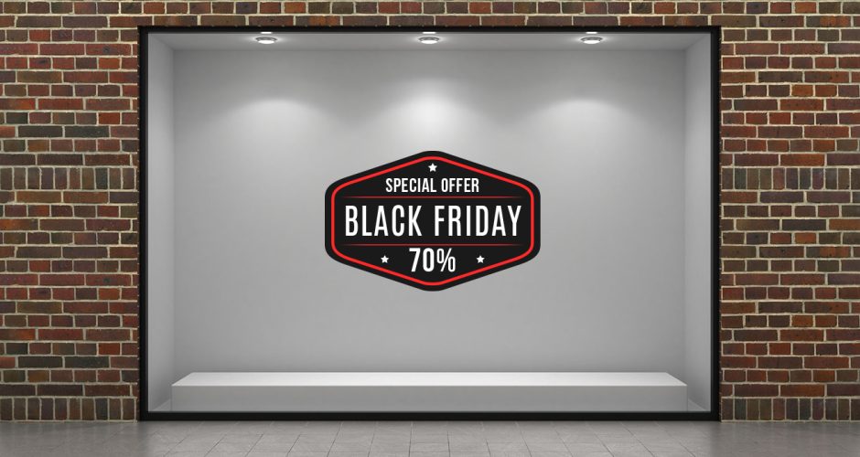 Αυτοκόλλητα Black Friday - Black Friday Προσφορές Special Offer με δικό σας ποσοστό