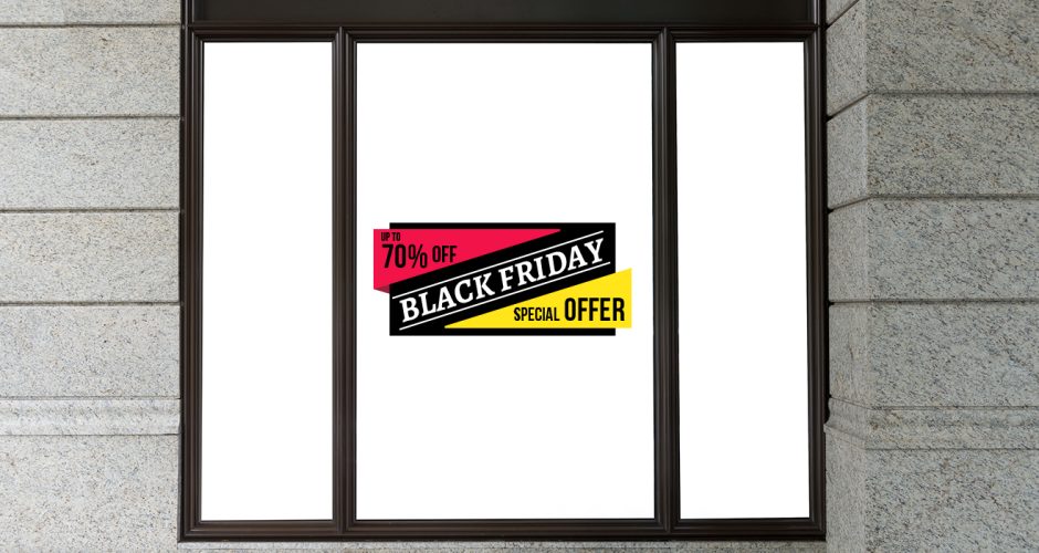 Αυτοκόλλητα Black Friday - Black Friday Προσφορές Special Offer μοντέρνο με δικό σας ποσοστό