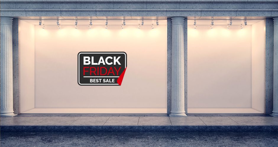 Αυτοκόλλητα Black Friday - Black Friday Προσφορές Best Sale - με διπλωμένη άκρη
