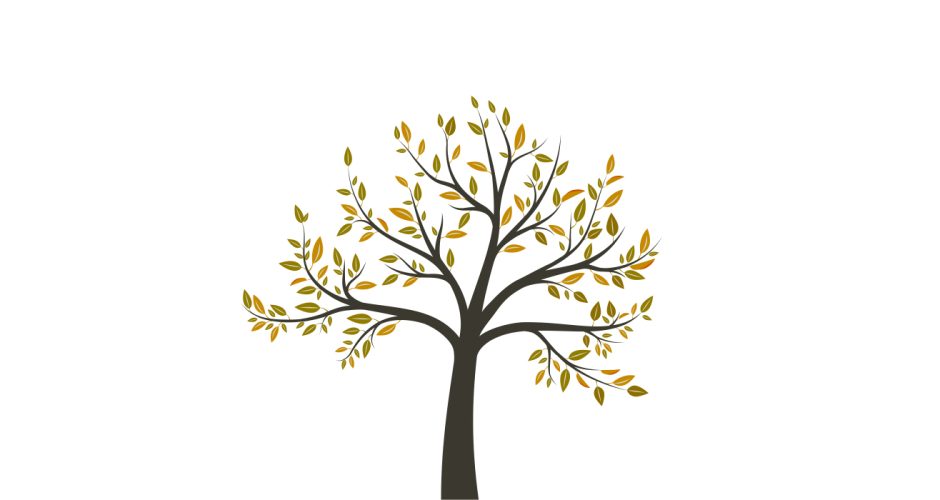 Αυτοκόλλητα Καταστημάτων - Φθινοπωρινό δέντρο