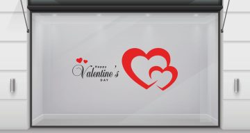 Αγίου Βαλεντίνου - Καρδίες με Happy valentine’s day